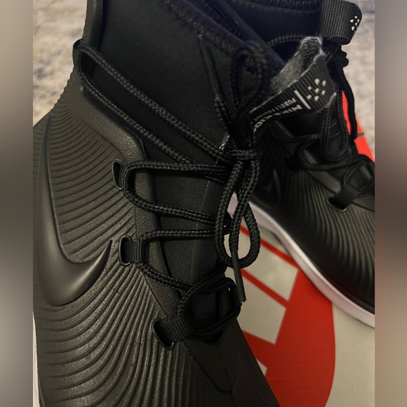 Nike Binzie Black Waterproof Sport Rain Boots Kids Youth Girls - Picture 6 of 12